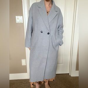 Banana Republic Gray Pea Coat
